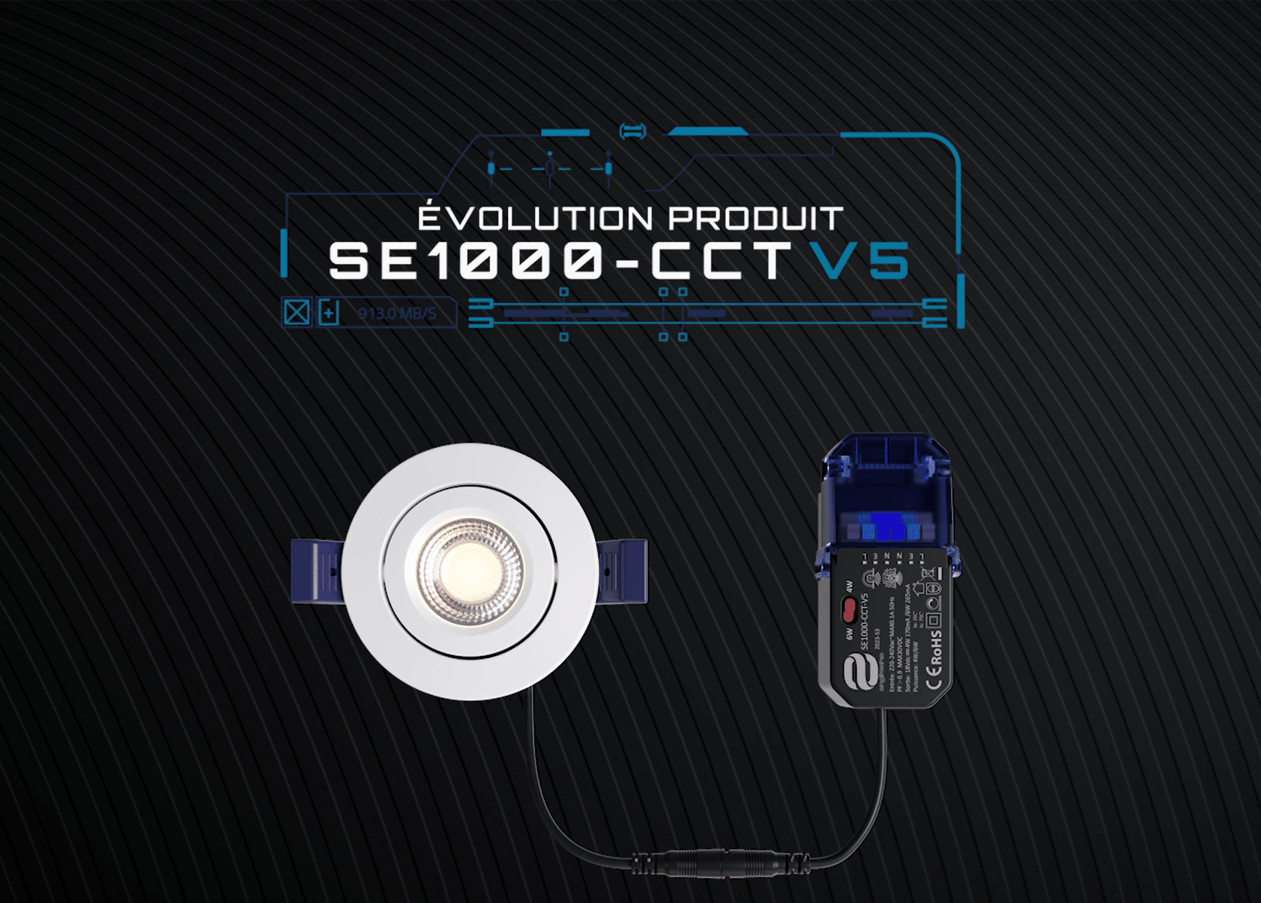 🌟 SE1000-CCT-V5 : Découvrez l’ÉVOLUTION de notre Spot LED phare ! 🌟